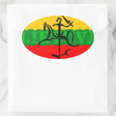 Vytis Shadow Lietuva Sticker (Tas)