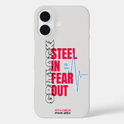 VYTROS "ATH-CODE" iPhone Case-serie Case-Mate iPhone Case (Achterkant)