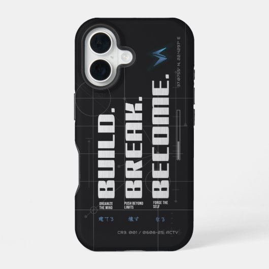 VYTROS: C.O.R.E. STACK "DISCIPLINE" FITNESS iPhone 16 HOESJE (Achterkant)