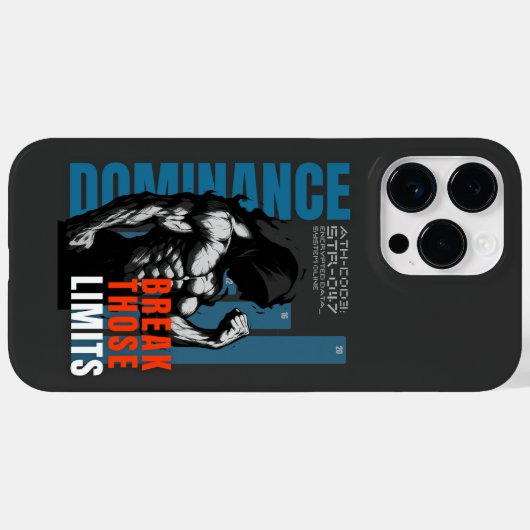VYTROS "DOMINANCE" ATH-CODE Case-Mate iPhone CASE (Achterkant (horizontaal))