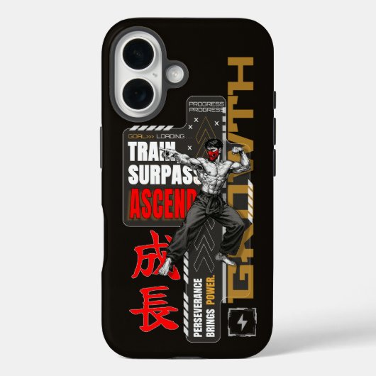 VYTROS "GROWTH"-MANNEN-FITNESS Case-Mate iPhone CASE (Achterkant)