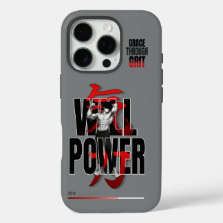 VYTROS "WILLPOWER" esthetische fitheid iPhone 16 Pro Hoesje