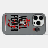 VYTROS "WILLPOWER" esthetische fitheid Case-Mate iPhone Case (Achterkant (horizontaal))