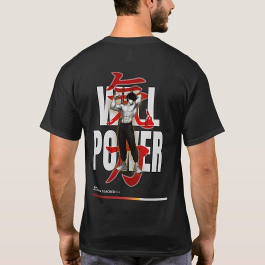 VYTROS "WILLPOWER" GYMKLEDING T-SHIRT (Achterkant)