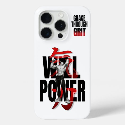 VYTROS "WILLPOWER" Training Motivatie Case-Mate iPhone Case (Achterkant)