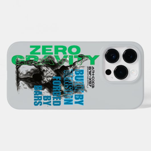 VYTROS "ZERO GRAVITY" ATH-C0D3 Case-Mate iPhone CASE (Achterkant (horizontaal))