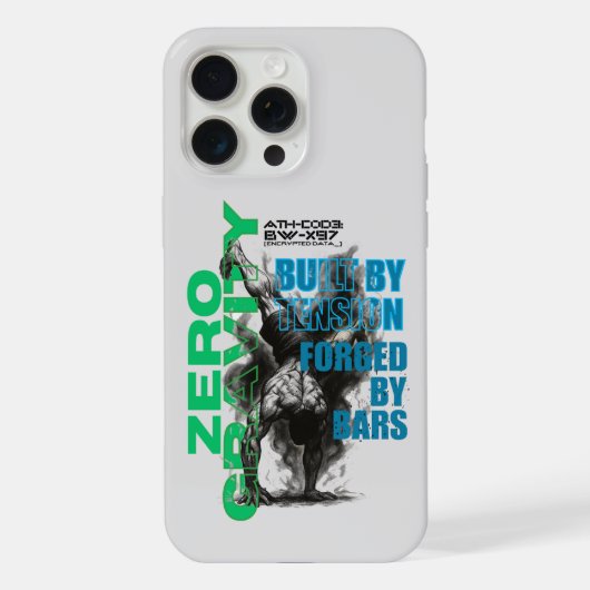 VYTROS "Zero Gravity" Calisthenics iPhone Hoesje (Achterkant)