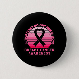 VZBD in de familie Borstkanker Awareness Month Ronde Button 5,7 Cm