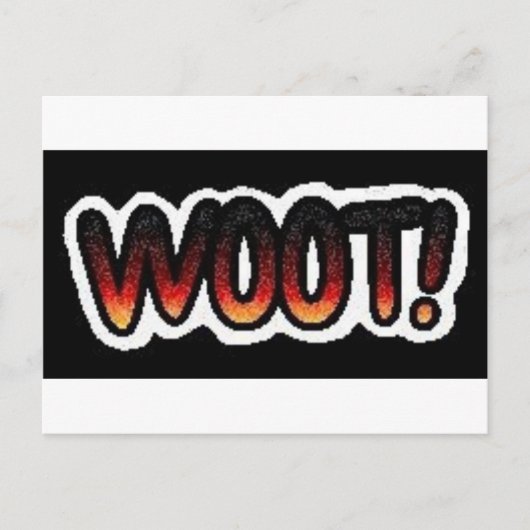 w00 t briefkaart (Voorkant)