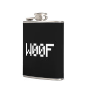 W00F [Dierengeluiden in leetspreken] Heupfles (Links)