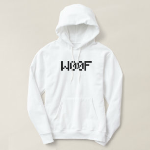 W00F [Dierengeluiden in leetspreken] Hoodie