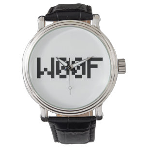 W00F [Dierengeluiden in leetspreken] Horloge