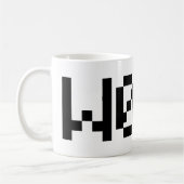 W00F [Dierengeluiden in leetspreken] Koffiemok (Links)