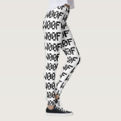 W00F [Dierengeluiden in leetspreken] Leggings (Rechts)