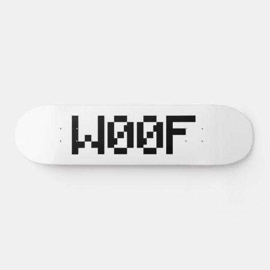 W00F [Dierengeluiden in leetspreken] Persoonlijk Skateboard (Horizontaal)