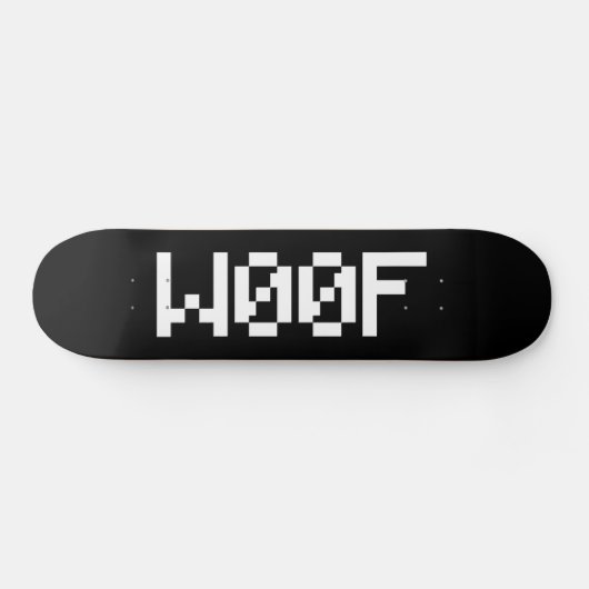 W00F [Dierengeluiden in leetspreken] Persoonlijk Skateboard (Horizontaal)
