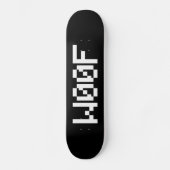 W00F [Dierengeluiden in leetspreken] Persoonlijk Skateboard (Voorkant)