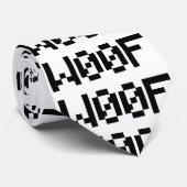 W00F [Dierengeluiden in leetspreken] Stropdas (Opgerold)