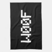 W00F [Dierengeluiden in leetspreken] Theedoek (Verticaal)