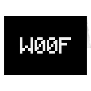 W00F [Leetspeak Animal Sounds] Kaart