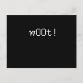 W00T BRIEFKAART (Voorkant)