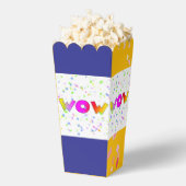 W0W blauw +geel Bedankdoosjes (Popped)
