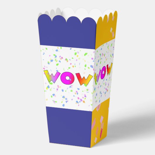 W0W blauw +geel Bedankdoosjes (Voorkant)