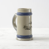 W126 Mercedes Stein Bierpul (Voorkant links)