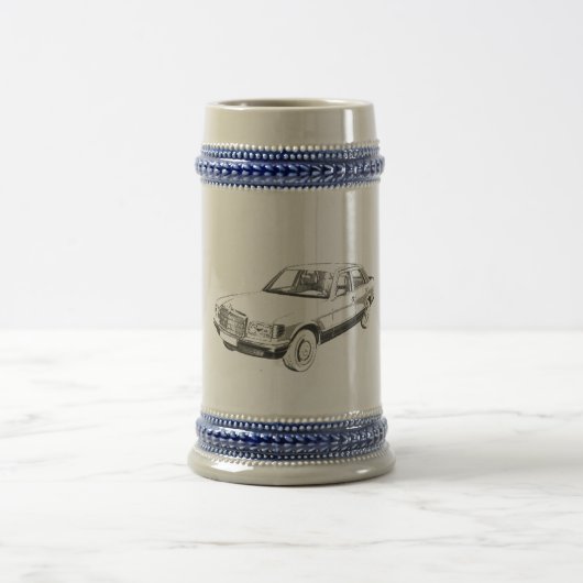 W126 Mercedes Stein Bierpul (Center)