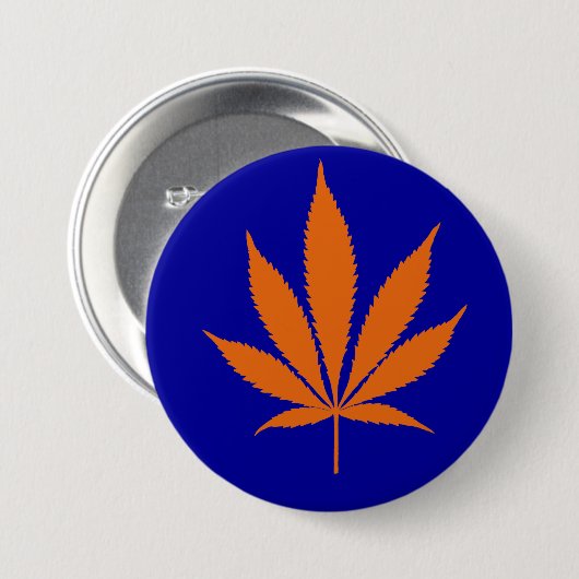 W20-Button met leder Ronde Button 7,6 Cm (Voorkant /achterkant)