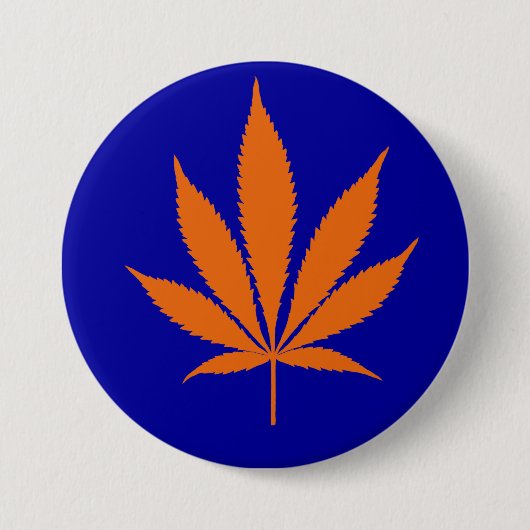 W20-Button met leder Ronde Button 7,6 Cm (Voorkant)