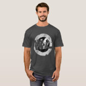 W2 Band-Mannen T-shirt zwart-wit (Voorkant volledig)