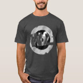 W2 Band-Mannen T-shirt zwart-wit (Voorkant)