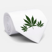 W33 "Trio of Pot Leaves"-Stropdas Stropdas (Opgerold)