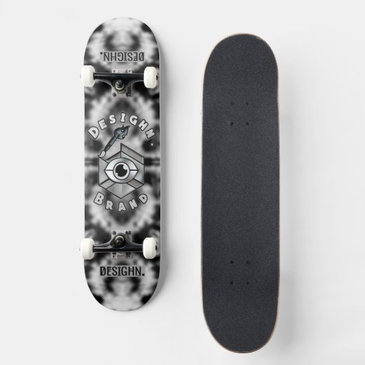 W4VE · DESIGN. | "Logo v2" · Bestuur Persoonlijk Skateboard (Voorkant)