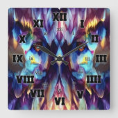 W4VE · DESIGN. | "Procedureel" ~ [50 / 50] · Vierkante Klok (Voorkant)