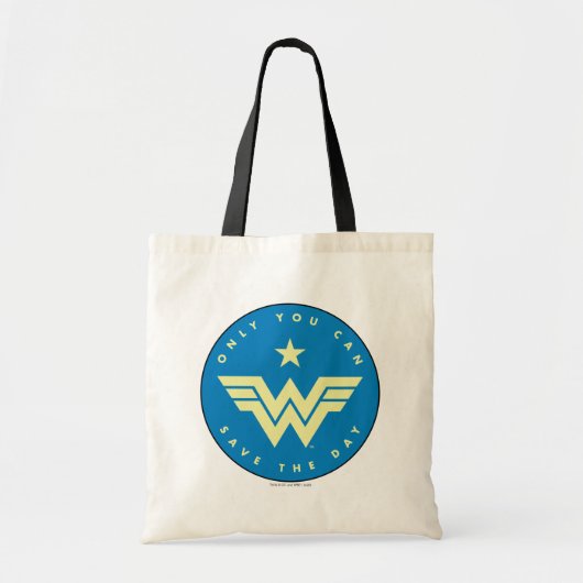 W84 | Alleen Wonder-vrouw die u kunt redden Tote Bag (Voorkant)