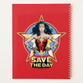 W84 | Bespaar de dag waarop de Wonder Woman Retro Planner (Achterkant)