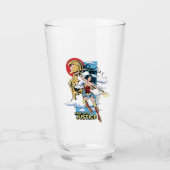 W84 | Gerechtelijke strijd voor Wonder Woman Retro Glas (Voorkant)