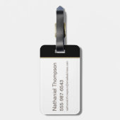 W84 | Golden Wonder Logo Bagagelabel (Achterkant verticaal)