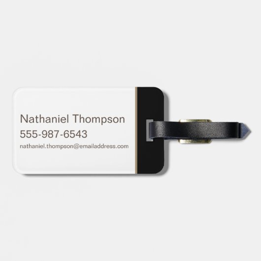 W84 | Golden Wonder Logo Bagagelabel (Achterkant horizontaal)