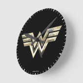 W84 | Golden Wonder Logo Ronde Klok (Hoek)