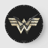 W84 | Golden Wonder Logo Ronde Klok (Voorkant)