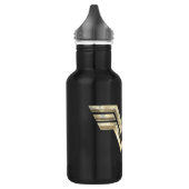 W84 | Golden Wonder Logo Waterfles (Links)