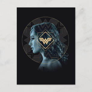 W84   Portret van Logo Wonder Patterned Uitnodiging Briefkaart