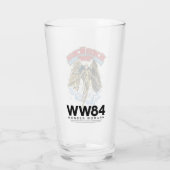 W84 | Retro Comic Gold Armor Wonder Woman Glas (Achterkant)