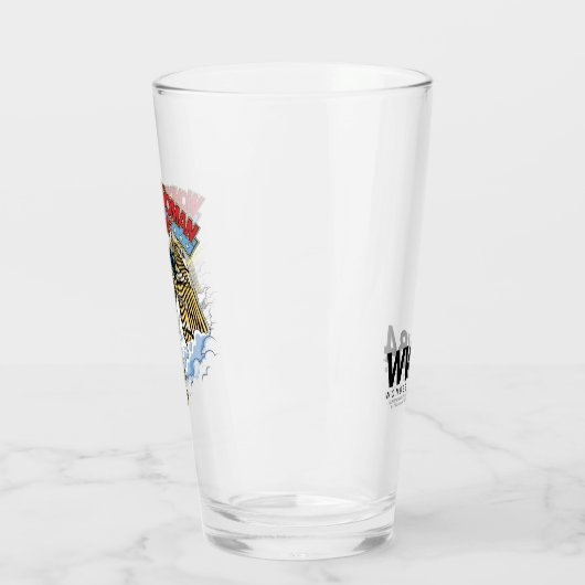 W84 | Retro Comic Gold Armor Wonder Woman Glas (Links)