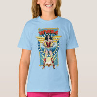 W84 | Retro Comic Wonder Woman Character Badge
