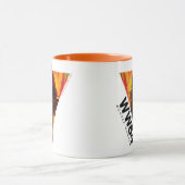 W84 | Rode-Oranje Wonder Woman Kaleidoscoop Mok (Midden)