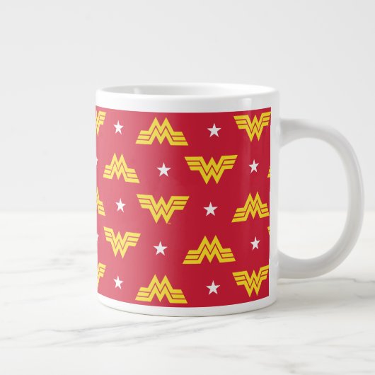 W84 | Rood zwembad Logo en sterren Grote Koffiekop (Rechts)